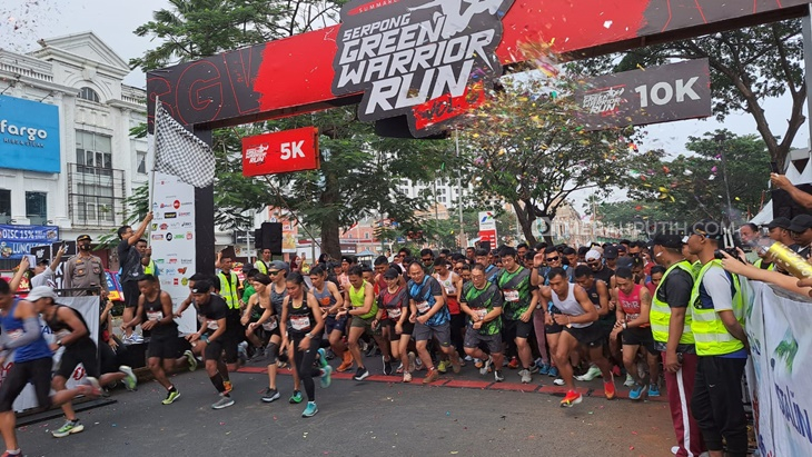 2.500 Peserta SGWR 2023 Berlari Sambil Melewati Rintangan Seru