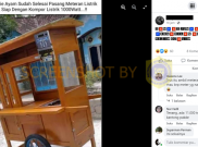 [HOAKS atau FAKTA]: Gas LPG Dihapus, Gerobak Dipasangi Meteran Listrik