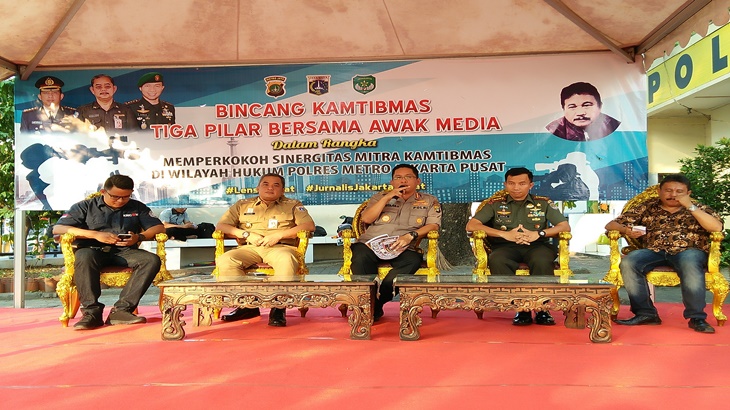 Rapat Koordinasi Tiga Pilar Jakarta Pusat