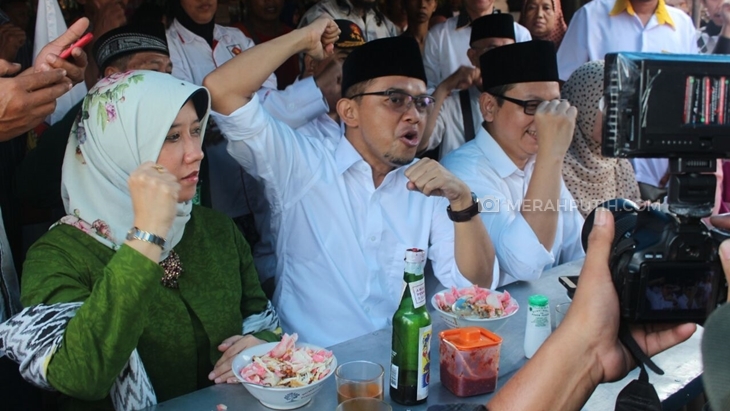 Hal Unik yang Dilakukan Paslon Maman-Jefry Sebelum Daftar ke KPU