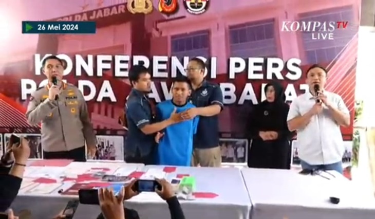 Perong Bantah Lakukan Pembunuhan Vina Cirebon saat Konferensi Pers