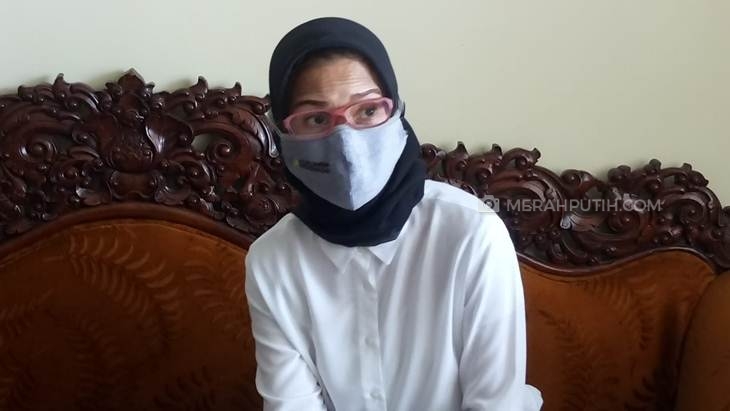 Staf Khusus dan Juru Bicara Kemenhub, Adita Irawati, Jumat (22/5). (MP/Ismail)
