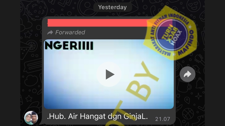 [HOAKS atau FAKTA]: Minum Air Dingin Berdampak Buruk bagi Ginjal