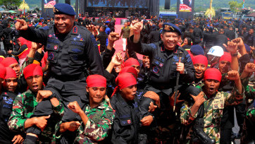 Peringatan HUT Ke-72 Korps Brimob Polri