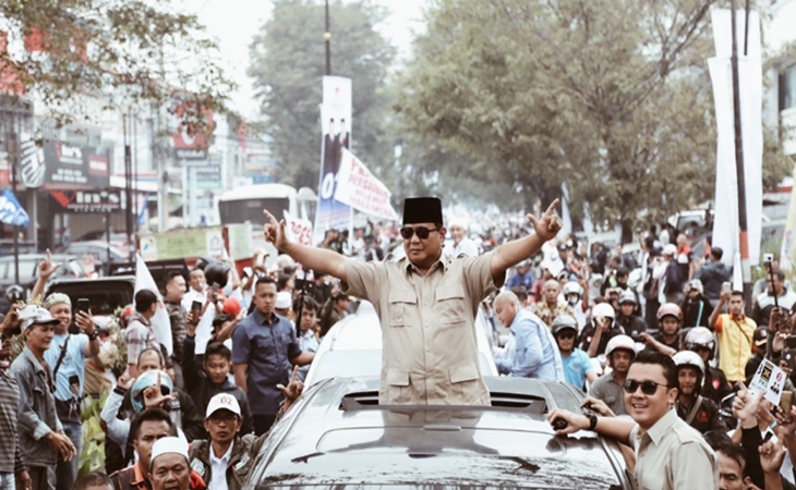  Ditegur Prabowo Saat Kampanye di Cianjur, Pengawal Ini Minta Maaf
