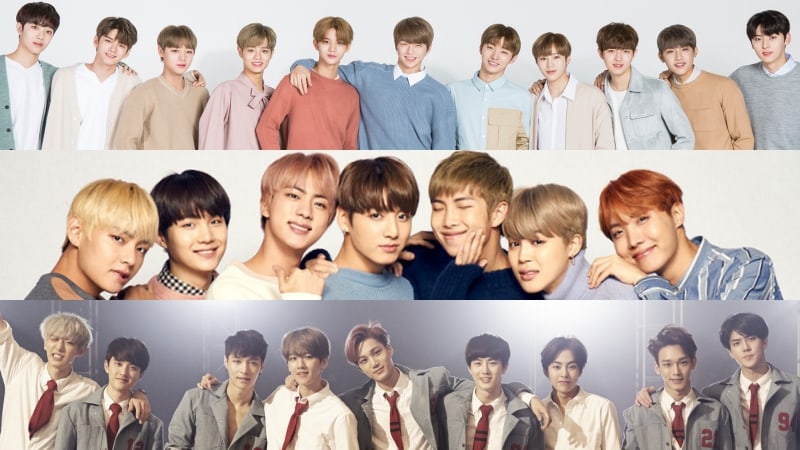 Kalahkan BTS dan EXO, Wanna One Sukses Jadi Boyband Terbaik di Desember
