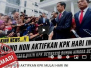 [HOAKS atau FAKTA]: Jokowi Nonaktifkan KPK