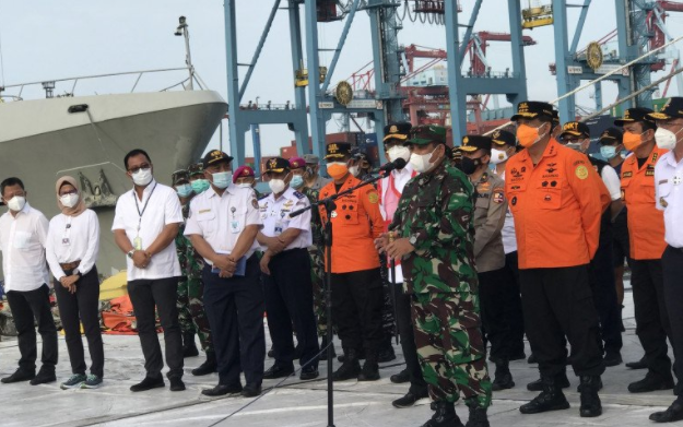 TNI AL Dukung Operasi Lanjutan Pencarian Korban Sriwijaya Air