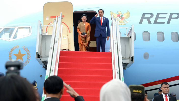 Sebelum ke Arab Saudi Presiden Jokowi Singgah di Aceh 