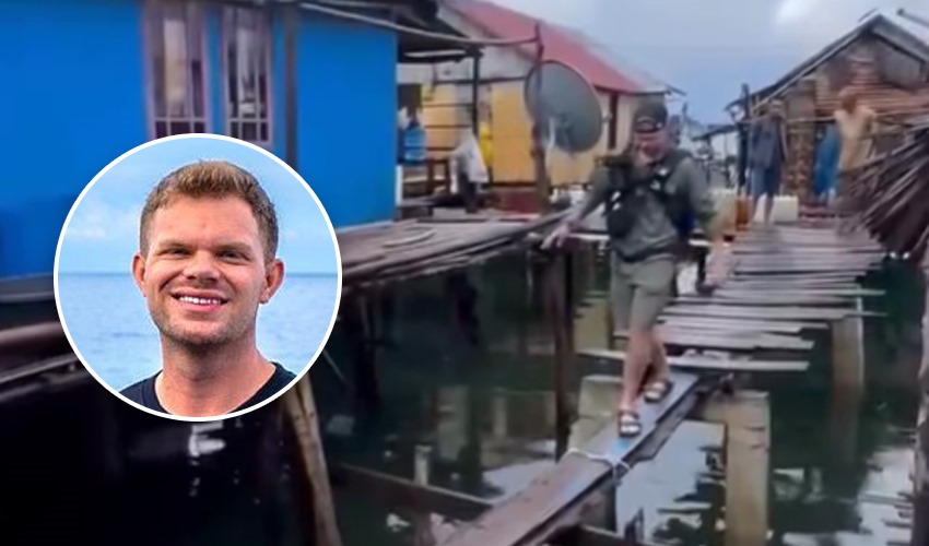 Respect! YouTuber Asal Denmark Bantu Perbaiki Jembatan yang Rusak di Sulawesi Tenggara