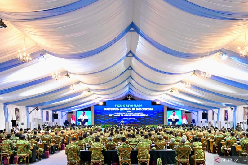 Arahan Presiden Prabowo ke Seluruh Ketua DPRD Dilakukan Tertutup