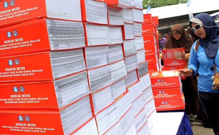 Salah satu kegiatan di Hari Aksara Internasional