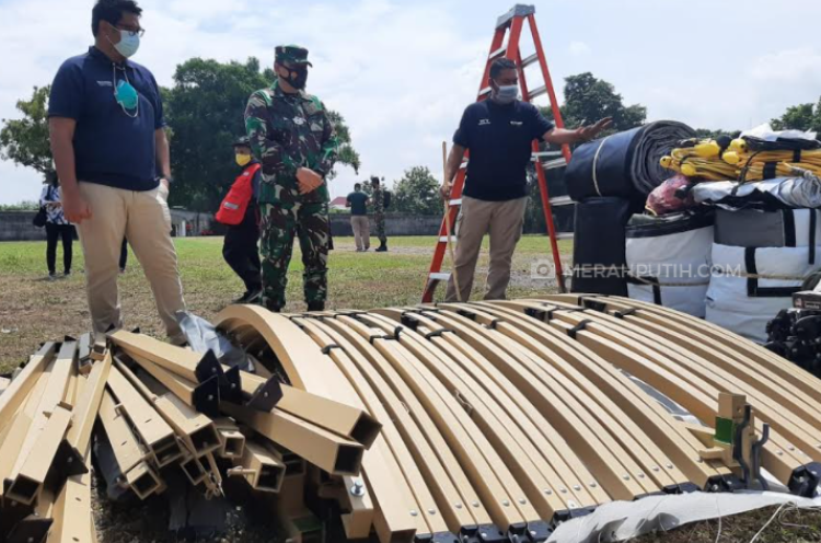 RS Darurat COVID-19 TNI AD Mulai Dibangun di Benteng Vastenburg Solo