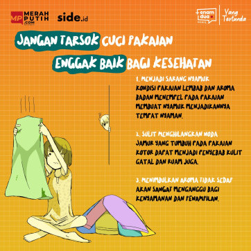 Jangan Tarsok Cuci Pakaian, Enggak Baik Bagi Kesehatan