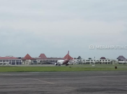 Merapi Muntahkan Abu Vulkanik, Penerbangan di Bandara Adi Soemarmo Normal
