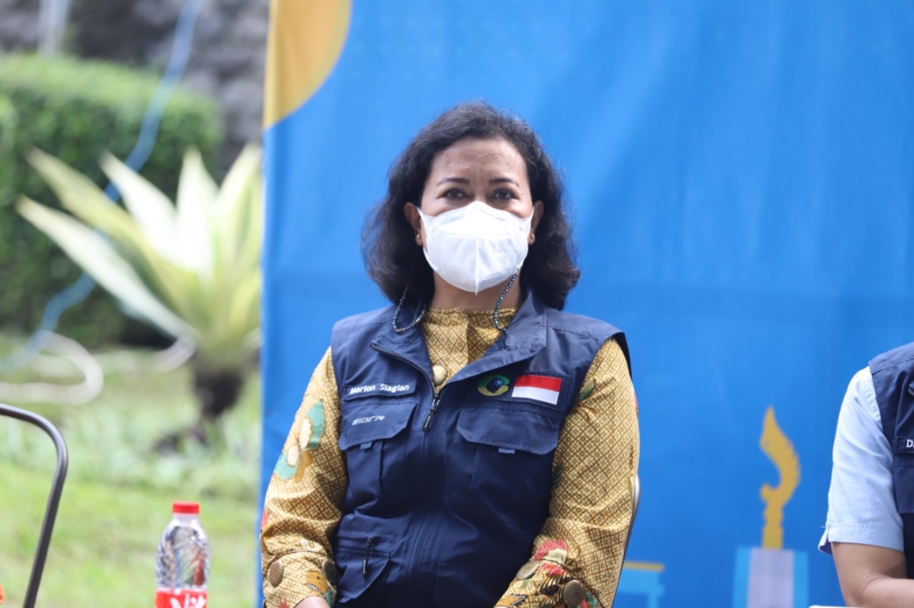 Ketua Divisi Penanganan Kesehatan Satuan Tugas (Satgas) Penanganan COVID-19 Jabar Marion Siagian. (Humas Jabar)