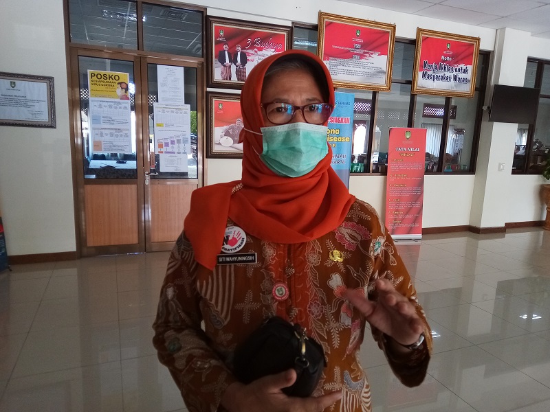 Kepala Dinas Kesehatan Solo (DKK) Solo Siti Wahyuningsih. (Foto: MP/Ismail)