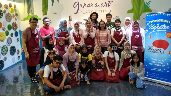 Serunya Acara Dongeng Kejutan Oleh Komunitas 'Ayo Dongeng Indonesia'
