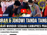 [HOAKS atau FAKTA]: Gibran dan Jokowi Tanda Tangan Pengunduran dari Cawapres Prabowo
