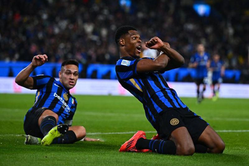 Tekuk Atalanta, 2 Gol Dumfries Bawa Inter Milan ke Final Piala Super Italia