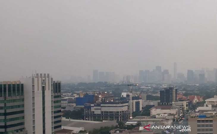 Kualitas udara di Jakarta buruk (Foto: antarnews)