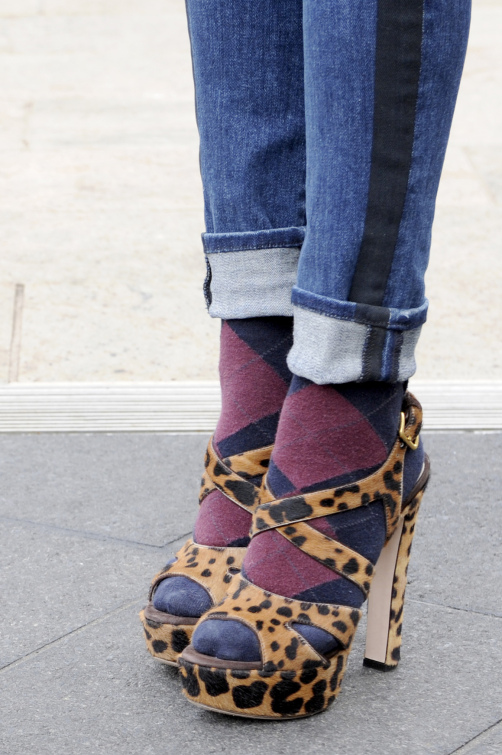 skinny jeans dan sandal