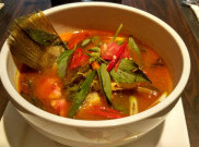 Archipelago Snapper Fish Soup, Menu Lima Pulau Besar Indonesia