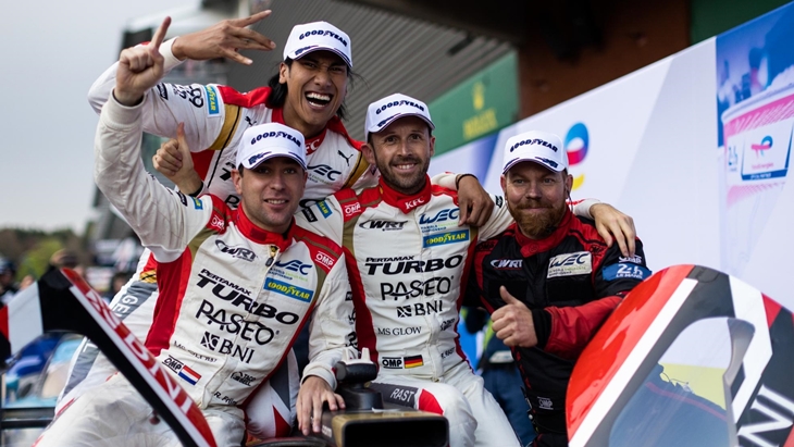Sean Gelael dan Tim WRT Juarai WEC Spa 6 Hours