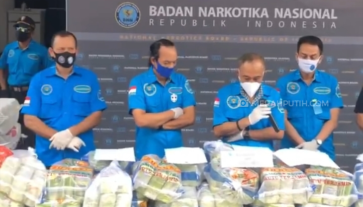 BNN Bongkar Penyelundupan Narkoba Ratusan Kilogram Bermodus Pengiriman Jagung