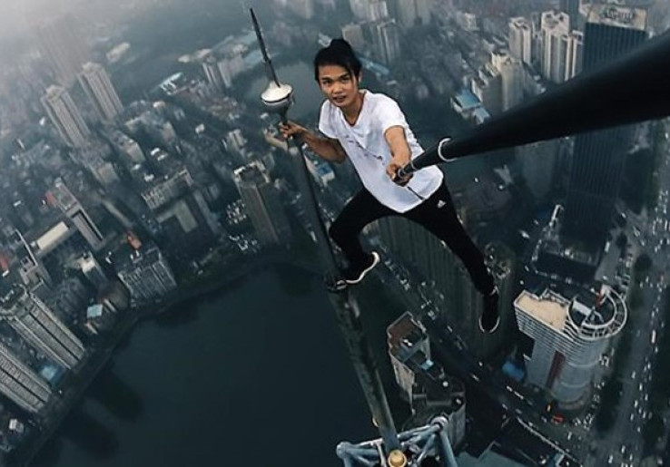 Wu Yongning, Stunt Amatir Terjatuh dari Gedung 62 Tingkat