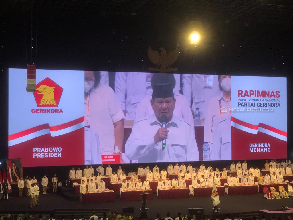 Prabowo Resmi Buka Rapimnas Partai Gerindra