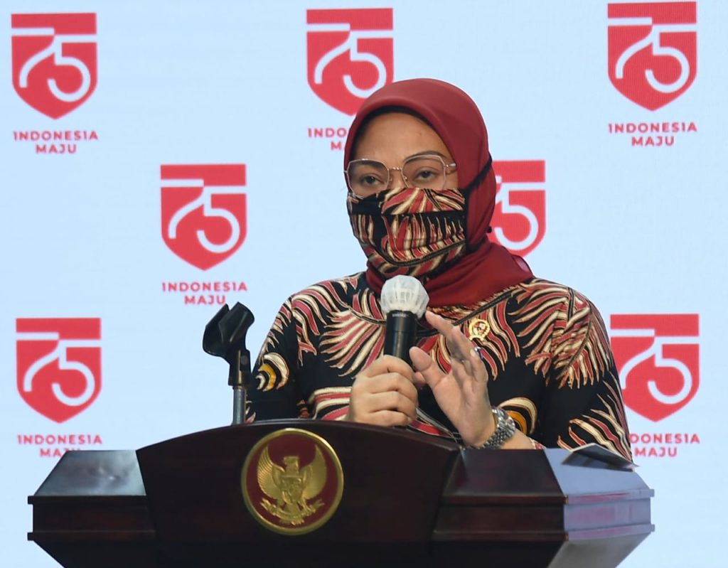 Menteri Ketenagakerjaan Ida Fauziyah.