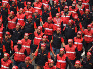 Aksi Ekstrem Buruh di Peringatan May Day