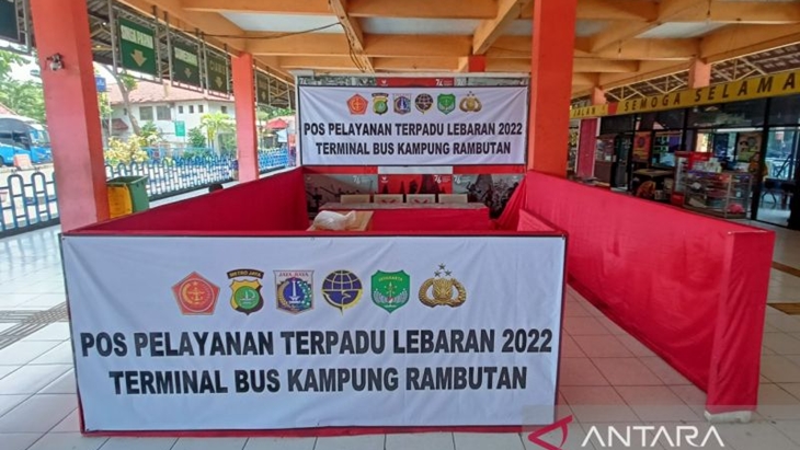 Terminal Kampung Rambutan Tutup Pos Pelayanan Mudik Lebaran