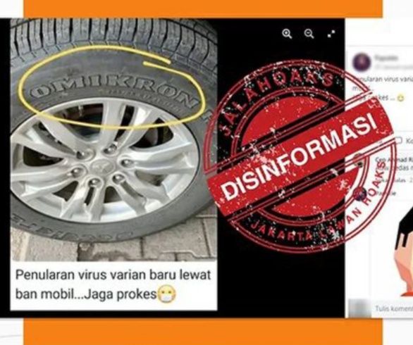[HOAKS atau FAKTA]: Ban Mobil Tularkan Virus Omicron