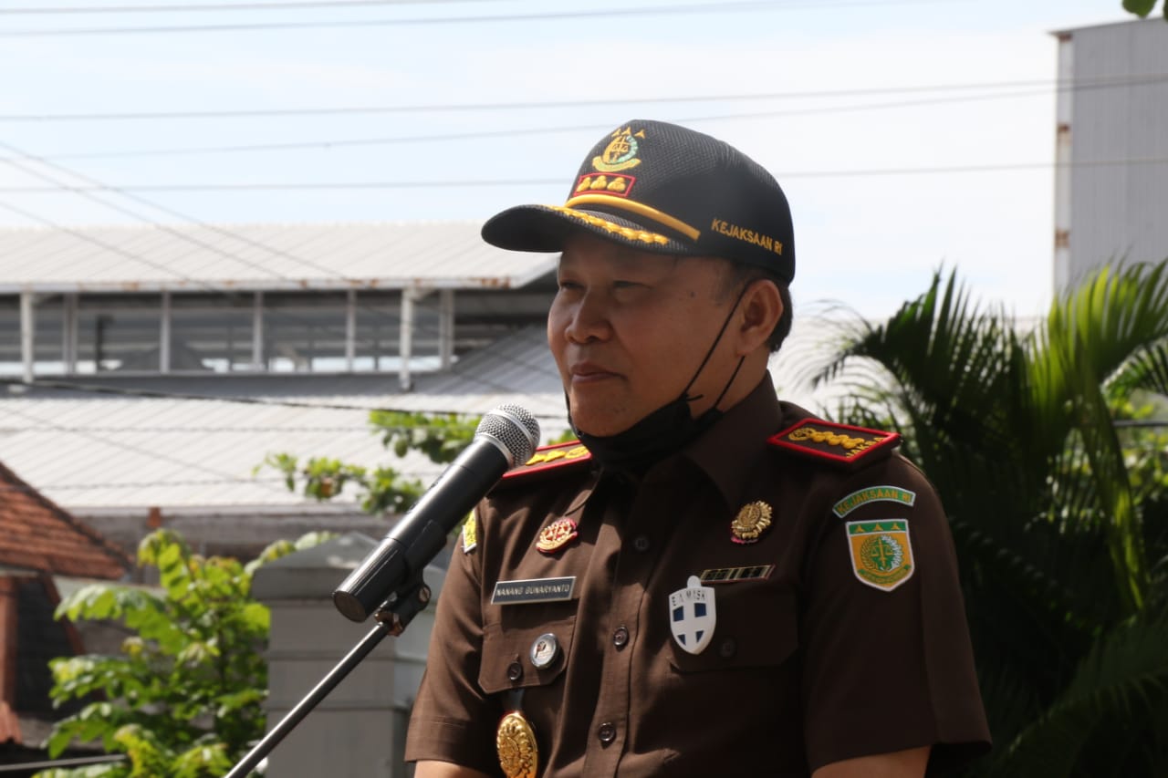 Kepala Kejari Solo Nanang Gunaryanto, Kamis (26/11). (MP/Ismail).