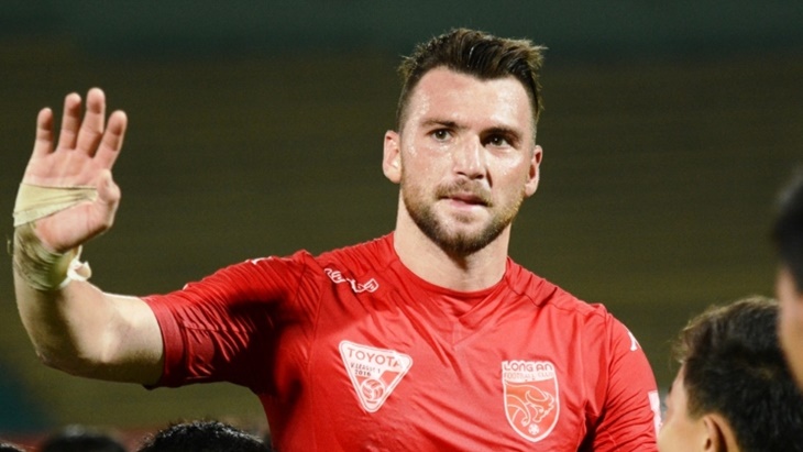 Marko Simic saat berkostum Long An. (thethao247)