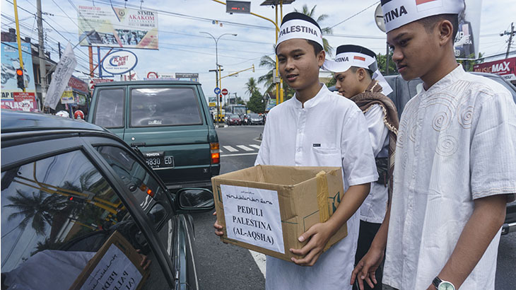 Prihatin Kondisi Palestina, Mahasiswa Malut Galang Dana