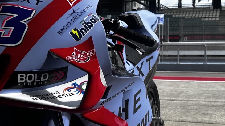 Logo Wonderful Indonesia Unjuk Gigi di Bodi Motor MotoGP