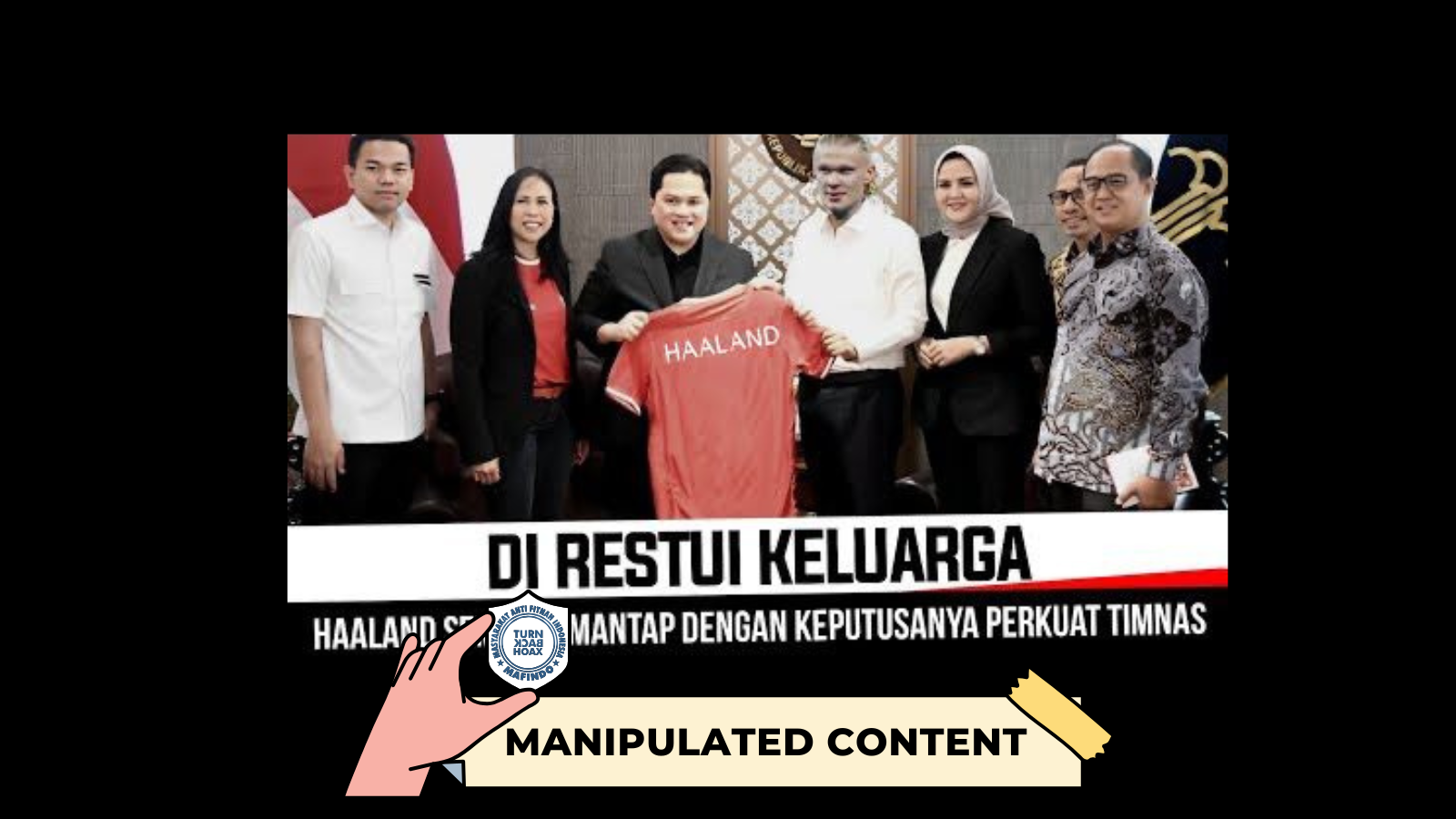 [HOAKS atau FAKTA]: Dinaturalisasi, Erling Haaland Bakal Perkuat Timnas Indonesia