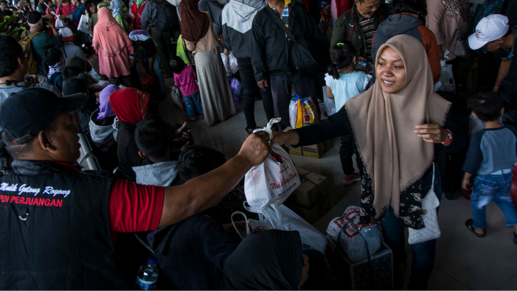 Stasiun Pasar Senen Berangkatkan 500.000 Penumpang