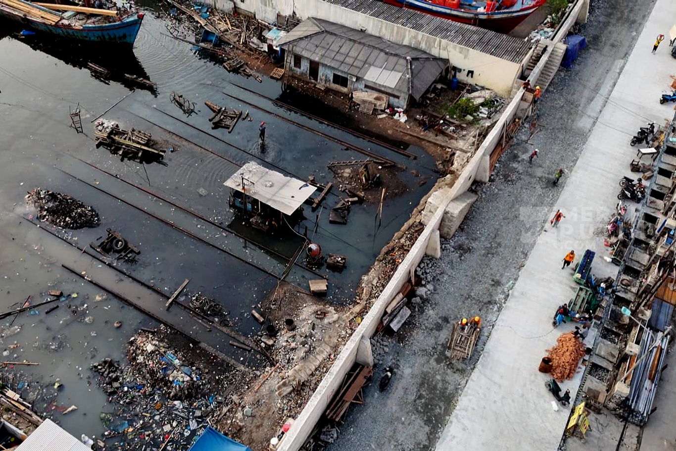 Menilik Pembangunan Tanggul Antisipasi Banjir Rob Muara Angke Jakarta Utara 