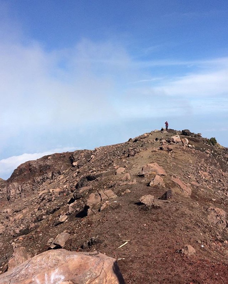  Gunung Slamet. (Foto: instagram.com/leonny_oureverydaythings)
