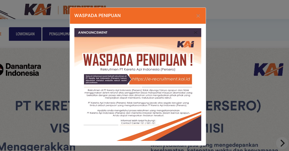 Lowongan Kerja PT KAI Terbaru 2025: Peluang Karier untuk Lulusan SLTA hingga S1