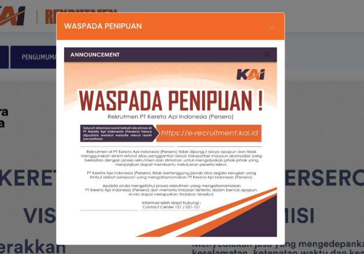 Lowongan Kerja PT KAI Terbaru 2025: Peluang Karier untuk Lulusan SLTA hingga S1