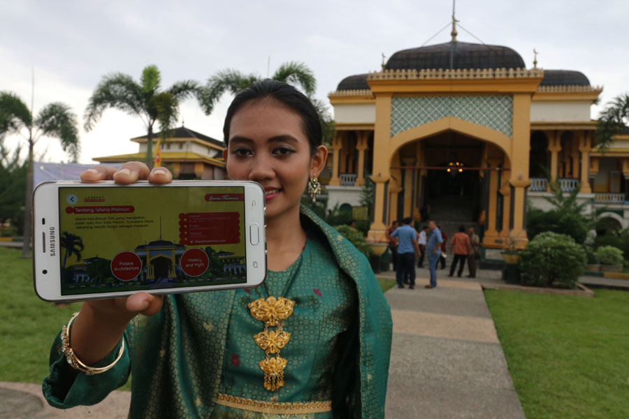 Kecantikan Istana Maimun Kini Bisa Dilihat Melalui Gadget