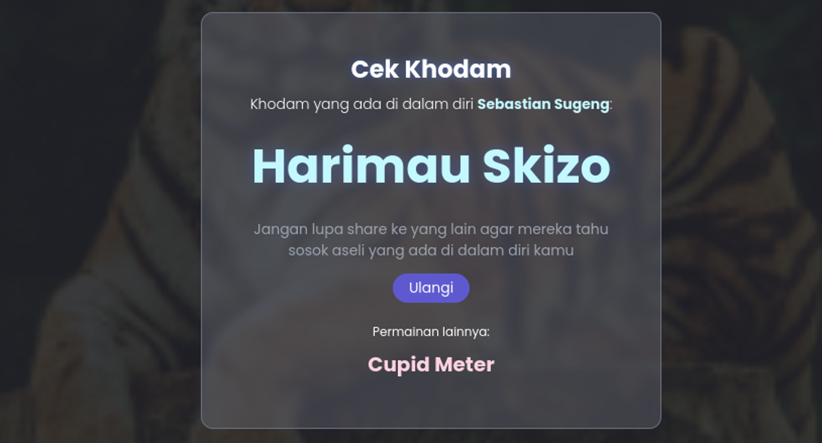 Cara Cek Khodam Online, Awas Bikin Ngakak!