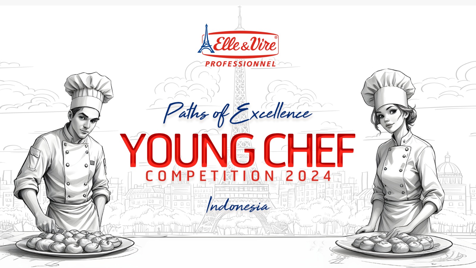 Kreativitas Makanan Penutup dalam Elle & Vire Professionnel Young Chef Challenge 2024