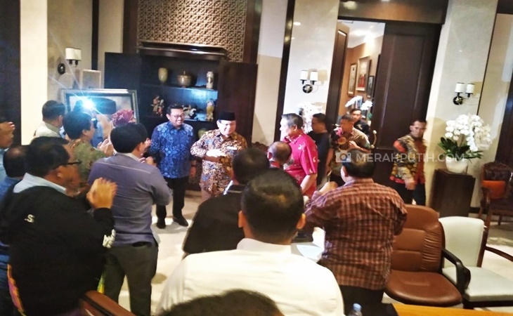 Pasca Pengumuman Jokowi-KH Ma'ruf Amin, Prabowo Kembali Sambangi Rumah SBY