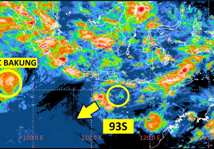 BMKG: Siklon Bakung Ancam Cuaca Ekstrem di Sejumlah Wilayah Indonesia